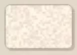 Cream Simple Mat rug with rounded corners.